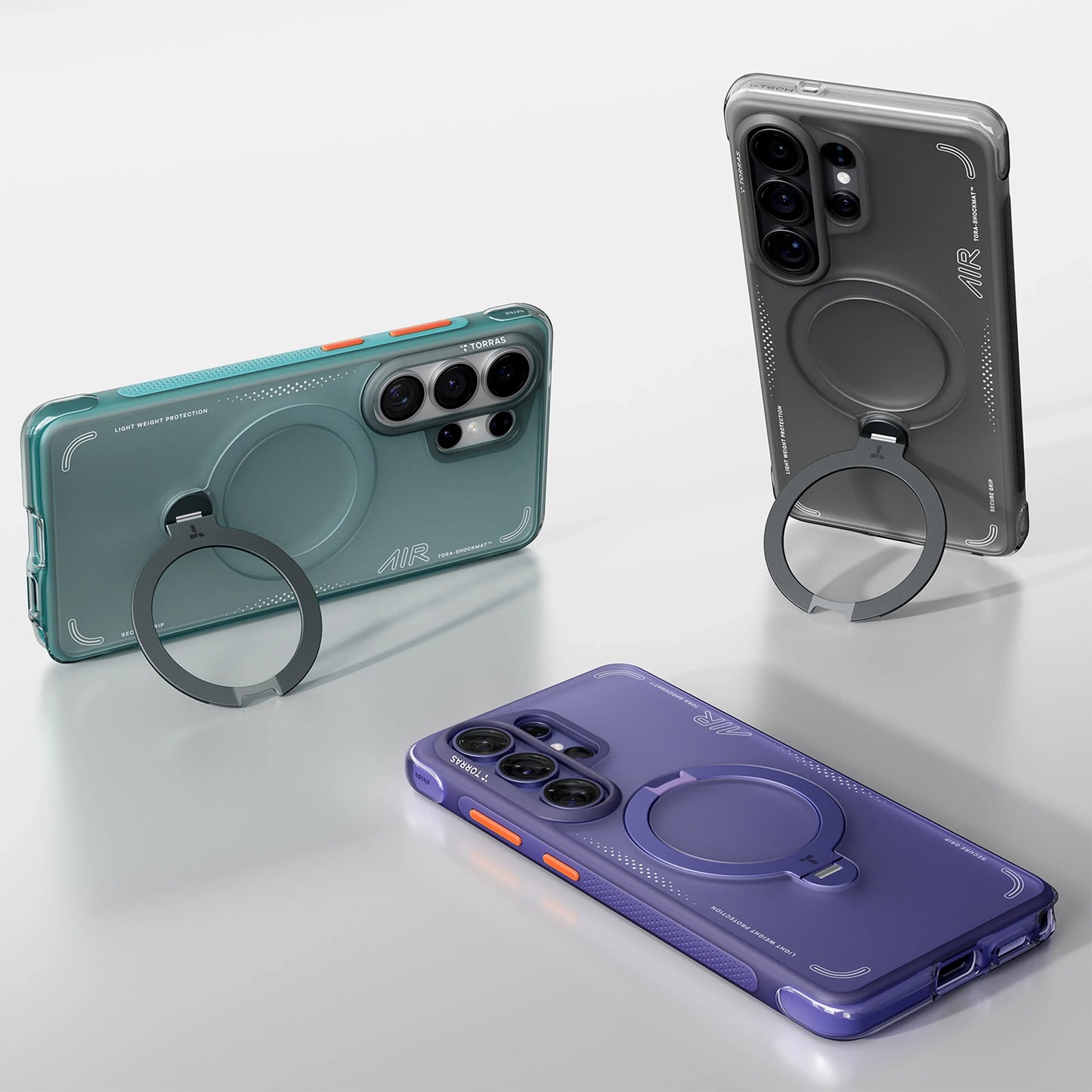 TORRAS Ostand Q3 Air MagSafe Case with 360° Rotating Stand for Samsung Galaxy S26 Ultra