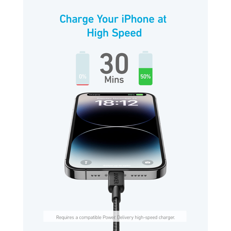 322 USB-C to Lightning Cable