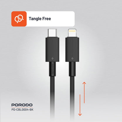 Porodo USB-C to Lightning Durable Charging Cable