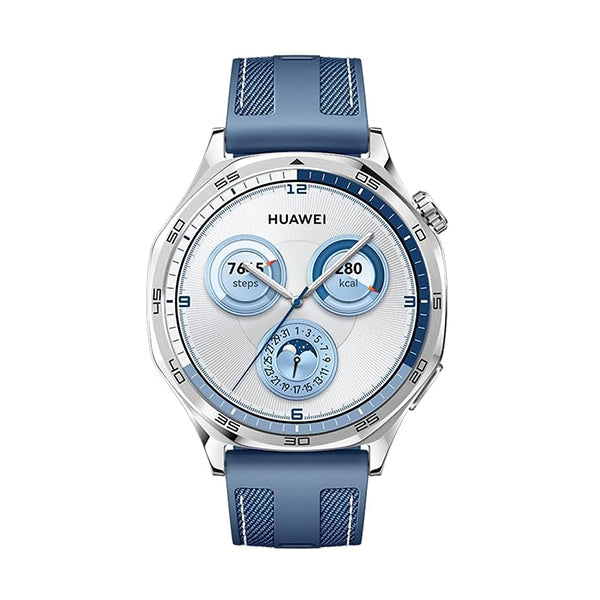 Huawei Watch GT 5 46mm Smartwatch, upto14 Days BatteryWATCH GT5 46mm Smartwatch, upto14 Days Battery Life,Sharp-Edged Design, iOS & Android Compatible + 1 Year Official Warranty